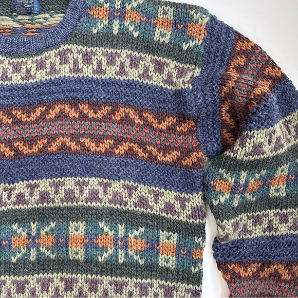 Vintage Cambridge Classics Men’s Large Knit Oversized Wool Sweater XL - Picture 5 of 16